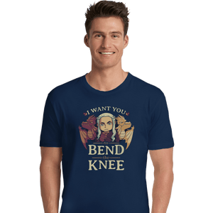 Shirts Premium Shirts, Unisex / Small / Navy Bend The Knee