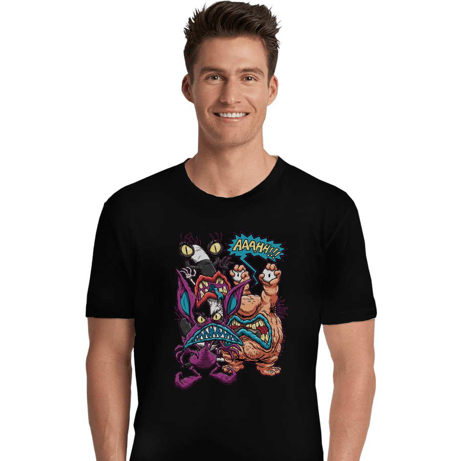 Shirts Premium Shirts, Unisex / Small / Black Real Monsters