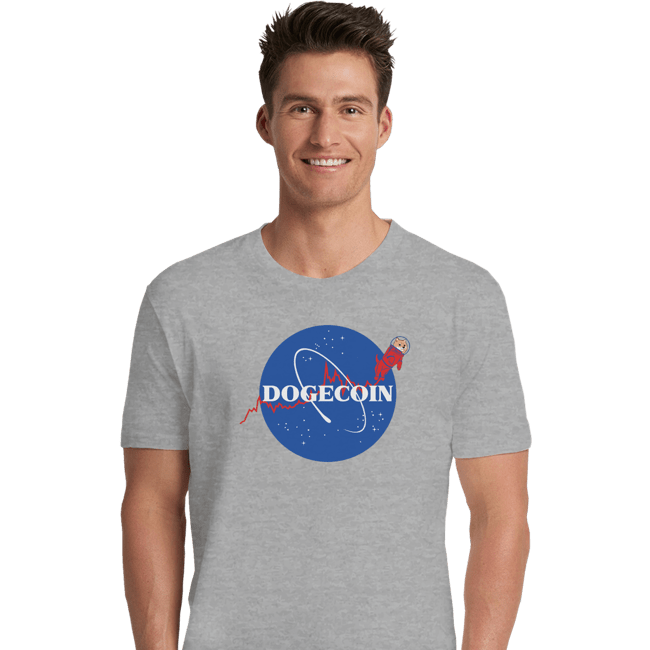 Daily_Deal_Shirts Premium Shirts, Unisex / Small / Sports Grey Nasa Doge