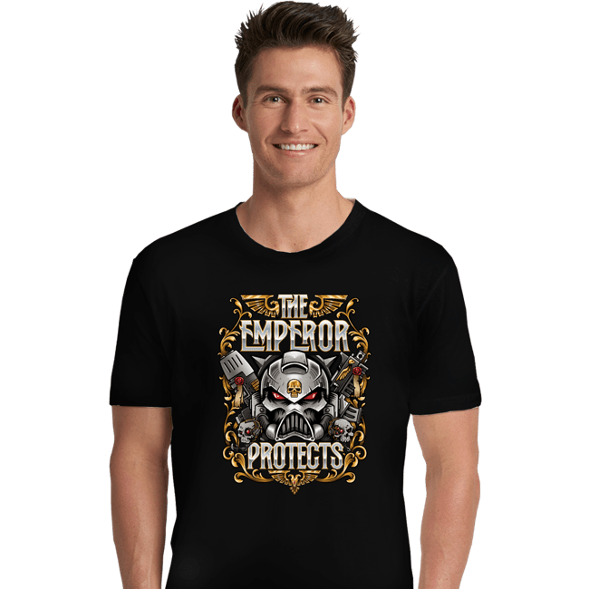 Shirts Premium Shirts, Unisex / Small / Black The Emperor Protects