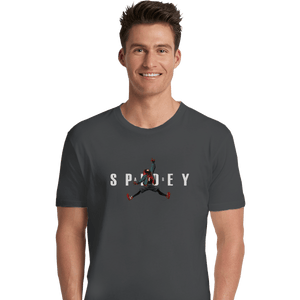 Shirts Premium Shirts, Unisex / Small / Charcoal Air Spidey