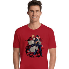 Load image into Gallery viewer, Shirts Premium Shirts, Unisex / Small / Red Cross Fire
