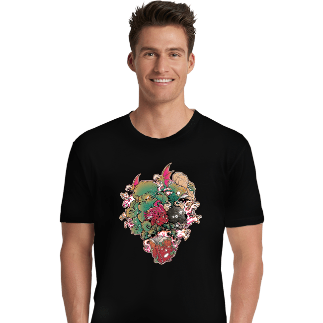 Shirts Premium Shirts, Unisex / Small / Black Lovecraftian Book