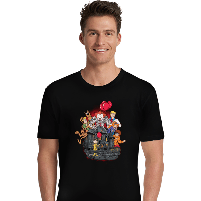 Daily_Deal_Shirts Premium Shirts, Unisex / Small / Black Creepy Clown In Derry Maine