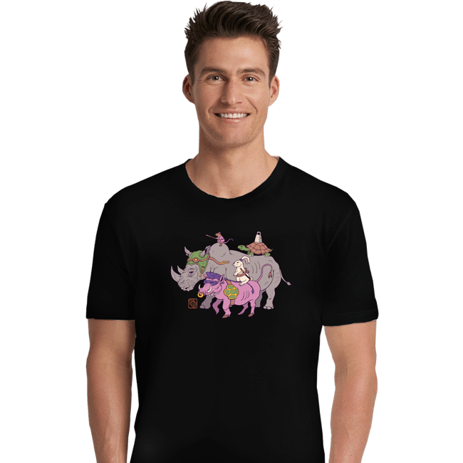 Daily_Deal_Shirts Premium Shirts, Unisex / Small / Black Mutant Animals