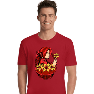 Shirts Premium Shirts, Unisex / Small / Red Flower Girl