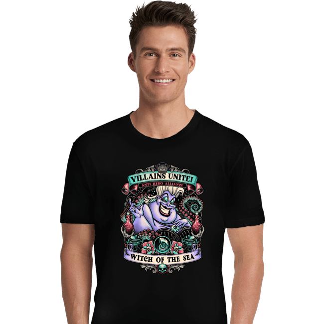 Daily_Deal_Shirts Premium Shirts, Unisex / Small / Black Villains Unite Ursula