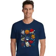 Load image into Gallery viewer, Daily_Deal_Shirts Premium Shirts, Unisex / Small / Navy Halloween Fruit
