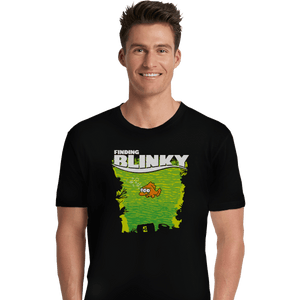 Shirts Premium Shirts, Unisex / Small / Black Finding Blinky