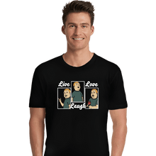 Load image into Gallery viewer, Daily_Deal_Shirts Premium Shirts, Unisex / Small / Black Bobby Live Laugh Love
