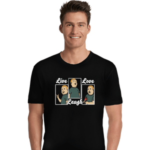 Daily_Deal_Shirts Premium Shirts, Unisex / Small / Black Bobby Live Laugh Love
