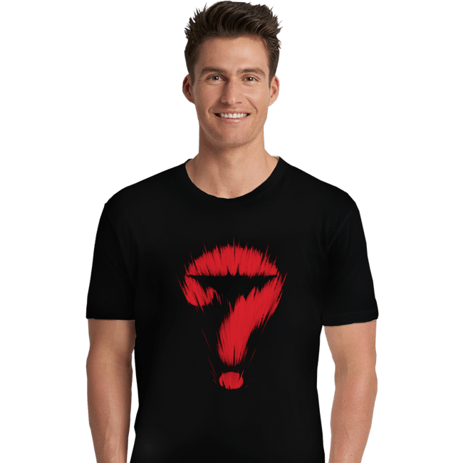 Shirts Premium Shirts, Unisex / Small / Black Bat Warning