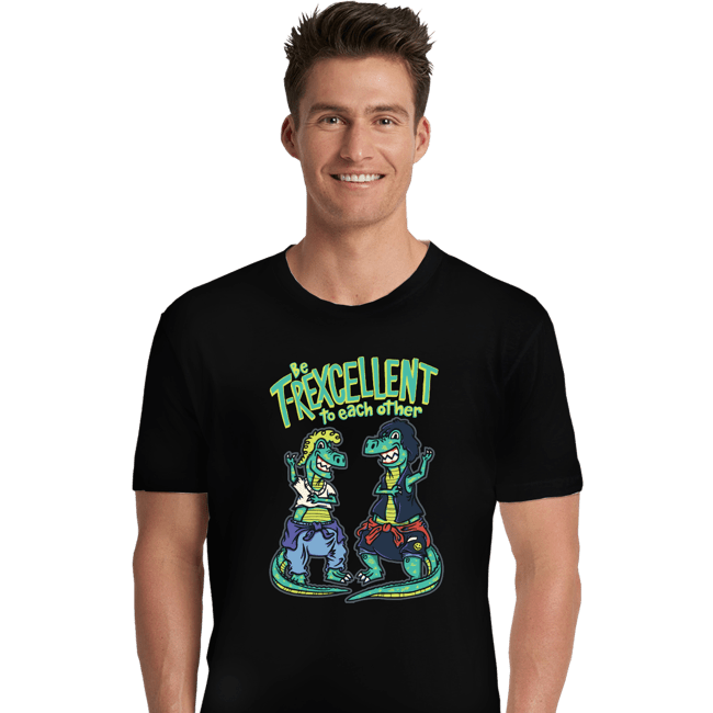 Daily_Deal_Shirts Premium Shirts, Unisex / Small / Black T-Rexcellent