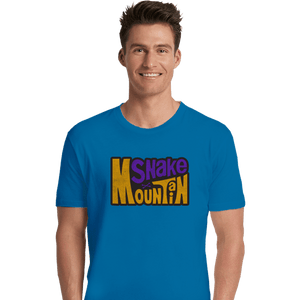 Daily_Deal_Shirts Premium Shirts, Unisex / Small / Sapphire Snake Mountain