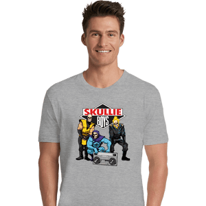 Shirts Premium Shirts, Unisex / Small / Sports Grey Skullie Boys