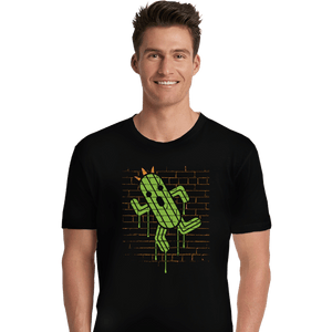 Secret_Shirts Premium Shirts, Unisex / Small / Black Cactuar Graffiti