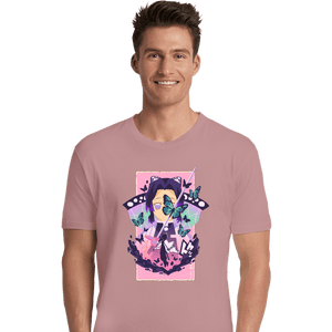 Shirts Premium Shirts, Unisex / Small / Pink Shinobu Butterfly
