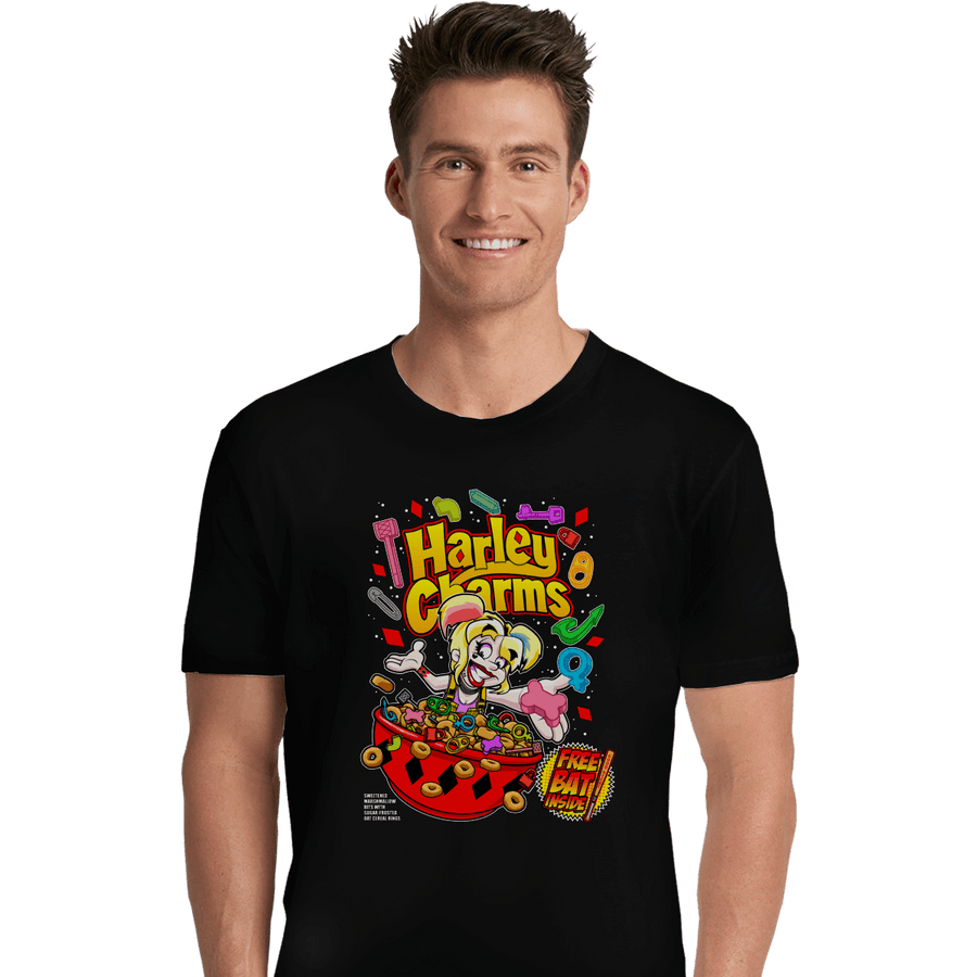 Shirts Premium Shirts, Unisex / Small / Black Harley Charms
