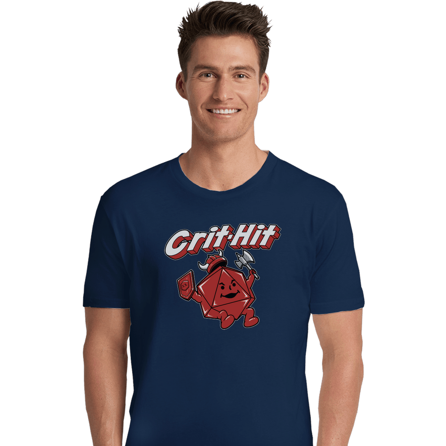 Shirts Premium Shirts, Unisex / Small / Navy Crit-Hit