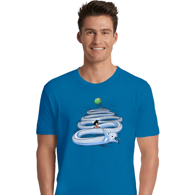 Shirts Premium Shirts, Unisex / Small / Sapphire Goku Way