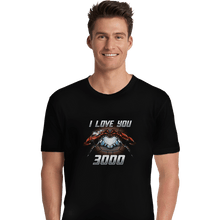 Load image into Gallery viewer, Shirts Premium Shirts, Unisex / Small / Black I Love You 3000
