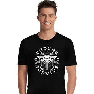 Shirts Premium Shirts, Unisex / Small / Black Survive Emblem