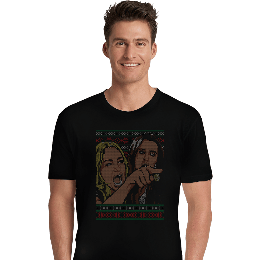 Shirts Premium Shirts, Unisex / Small / Black Yelling At A Cat Sweater