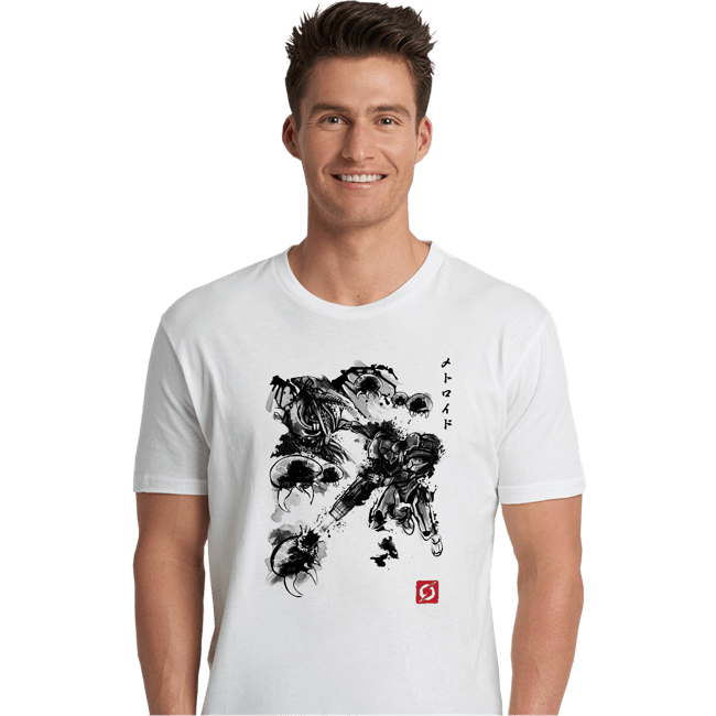 Shirts Premium Shirts, Unisex / Small / White Metroid Attack Of The Space Pirates