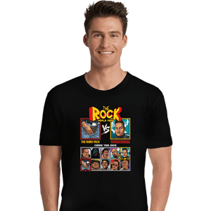 Shirts Premium Shirts, Unisex / Small / Black The Rock Fighter