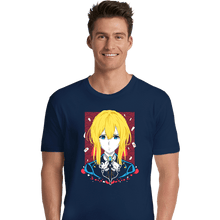 Load image into Gallery viewer, Shirts Premium Shirts, Unisex / Small / Navy Violet Evergarden Memory Doll
