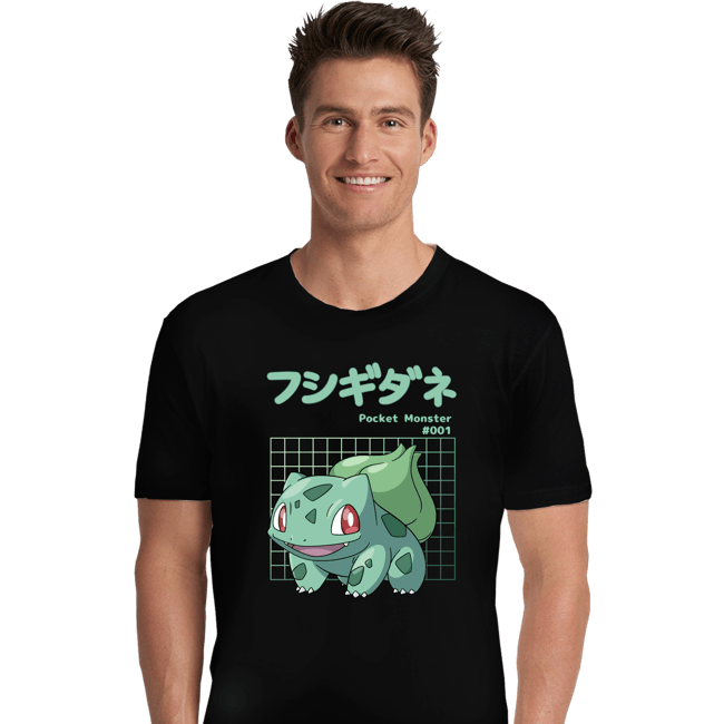 Sold_Out_Shirts Premium Shirts, Unisex / Small / Black Bulbasaur X-Ray