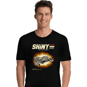 Daily_Deal_Shirts Premium Shirts, Unisex / Small / Black Shiny Heroes