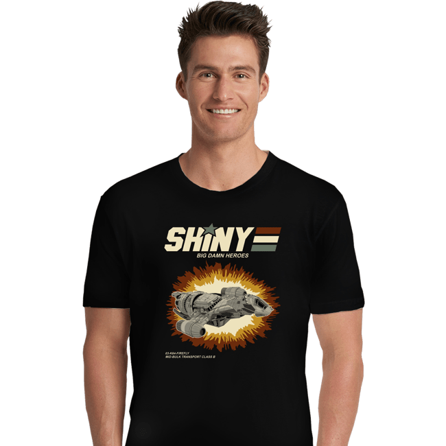 Daily_Deal_Shirts Premium Shirts, Unisex / Small / Black Shiny Heroes