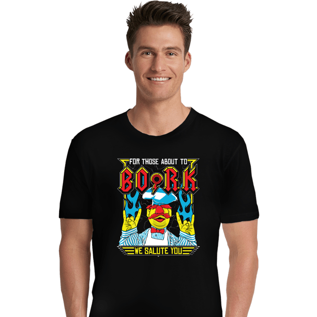 Daily_Deal_Shirts Premium Shirts, Unisex / Small / Black For Those About To Bork
