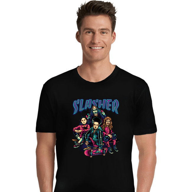 Daily_Deal_Shirts Premium Shirts, Unisex / Small / Black Slasher Girls