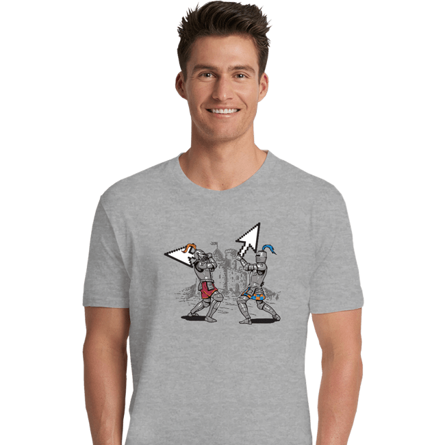 Daily_Deal_Shirts Premium Shirts, Unisex / Small / Sports Grey Keyboard Warriors