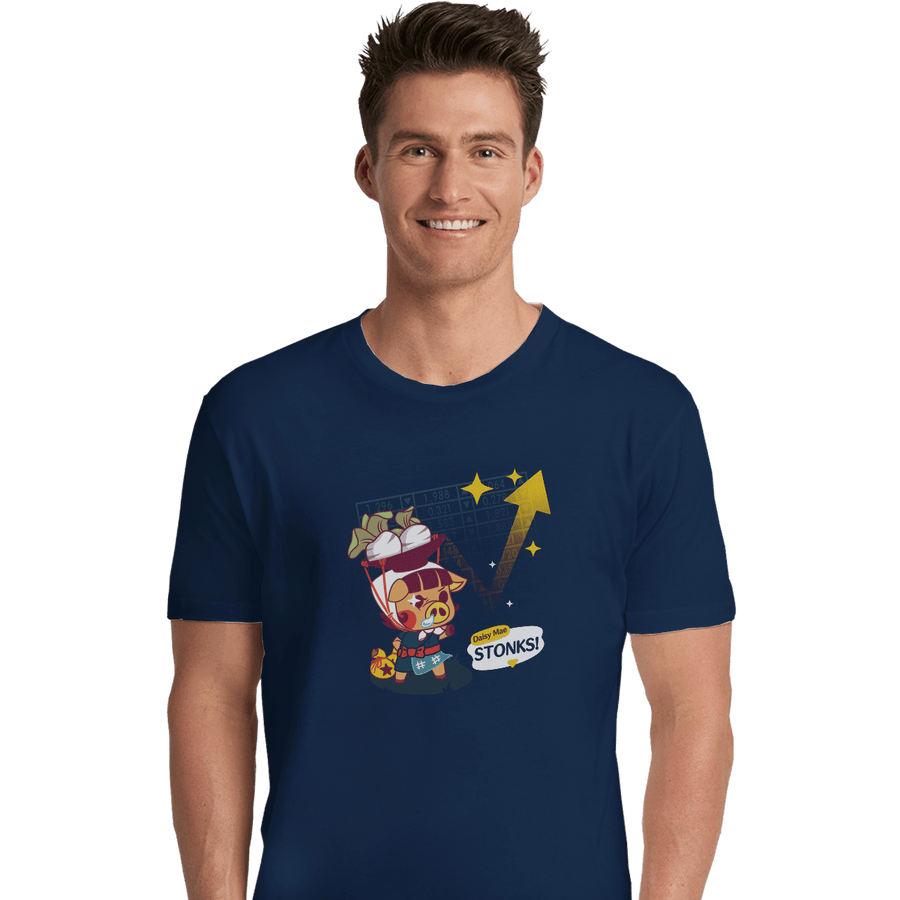 Shirts Premium Shirts, Unisex / Small / Navy Turnip Stonks