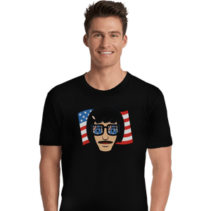 Shirts Premium Shirts, Unisex / Small / Black Star Spangled Butt