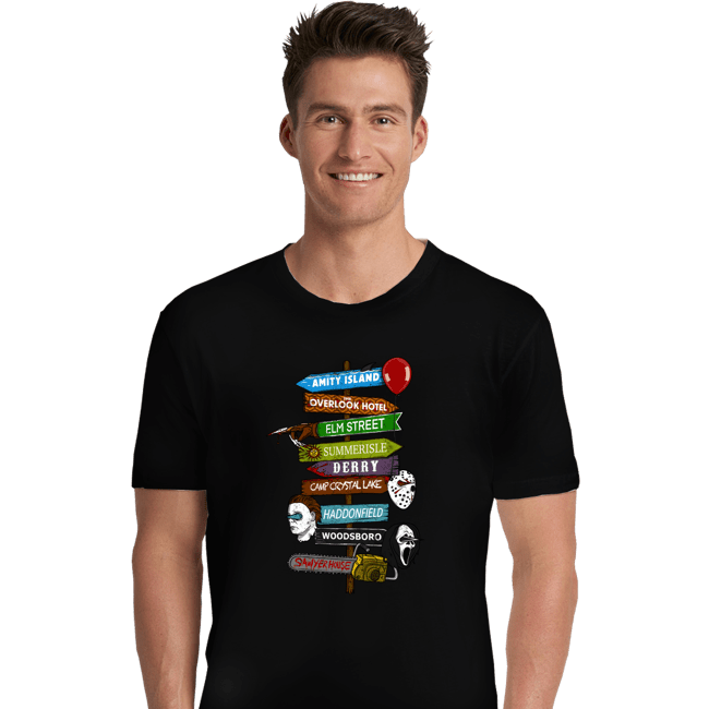 Daily_Deal_Shirts Premium Shirts, Unisex / Small / Black Horror Town