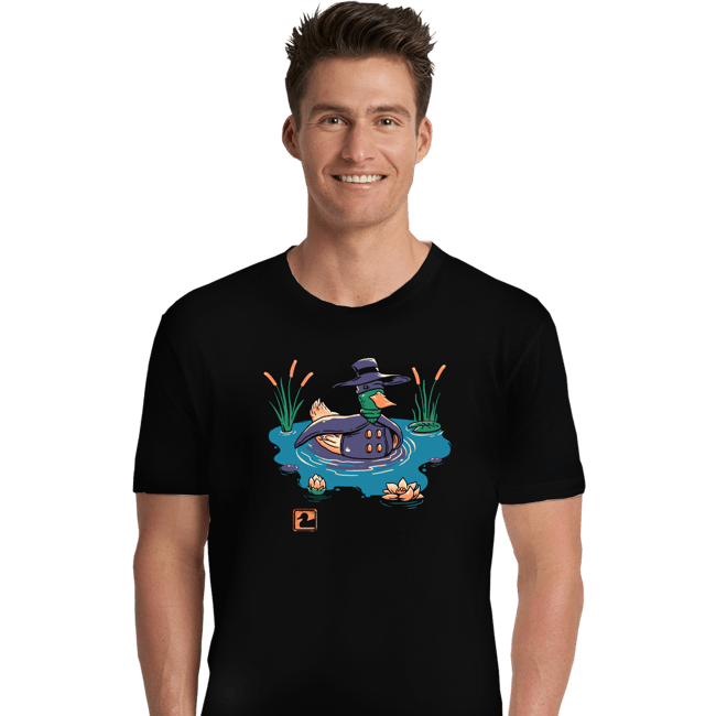 Secret_Shirts Premium Shirts, Unisex / Small / Black The Dark Duck