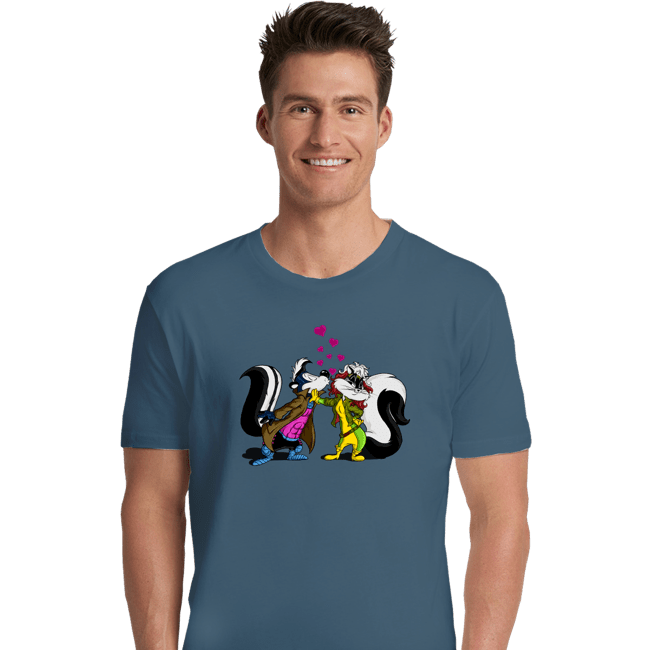 Secret_Shirts Premium Shirts, Unisex / Small / Indigo Blue No-Kissing