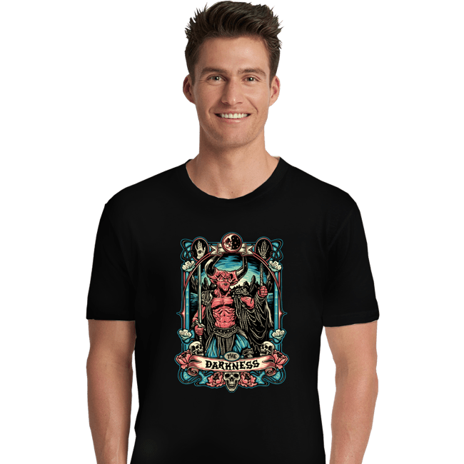 Daily_Deal_Shirts Premium Shirts, Unisex / Small / Black The Darkness Crest