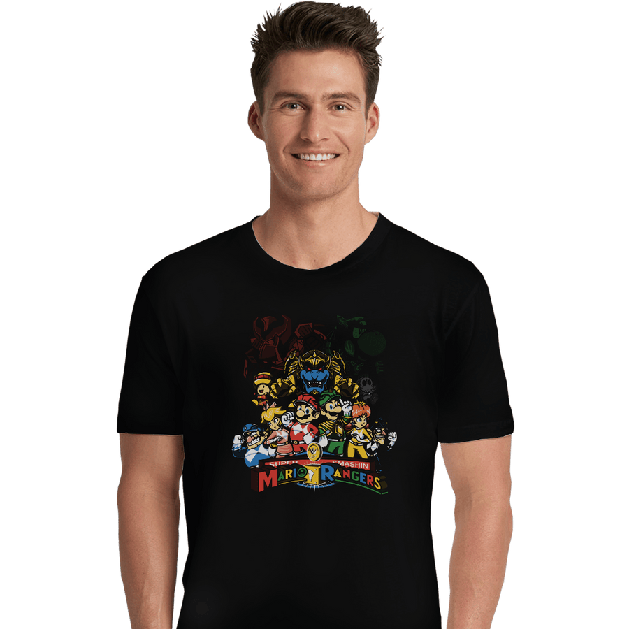 Shirts Premium Shirts, Unisex / Small / Black Mushroom Rangers