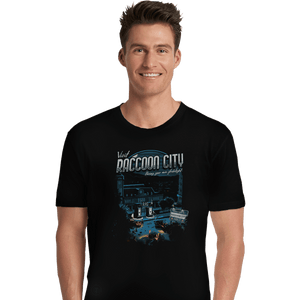 Shirts Premium Shirts, Unisex / Small / Black Visit Raccoon City