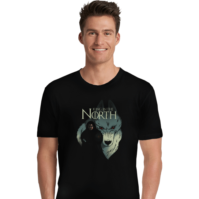 Shirts Premium Shirts, Unisex / Small / Black King In The North