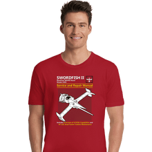 Load image into Gallery viewer, Secret_Shirts Premium Shirts, Unisex / Small / Red Swordfish Repair

