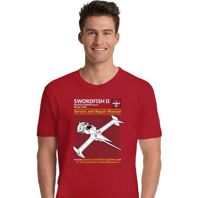 Secret_Shirts Premium Shirts, Unisex / Small / Red Swordfish Repair