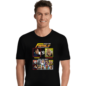 Shirts Premium Shirts, Unisex / Small / Black Family Fighter