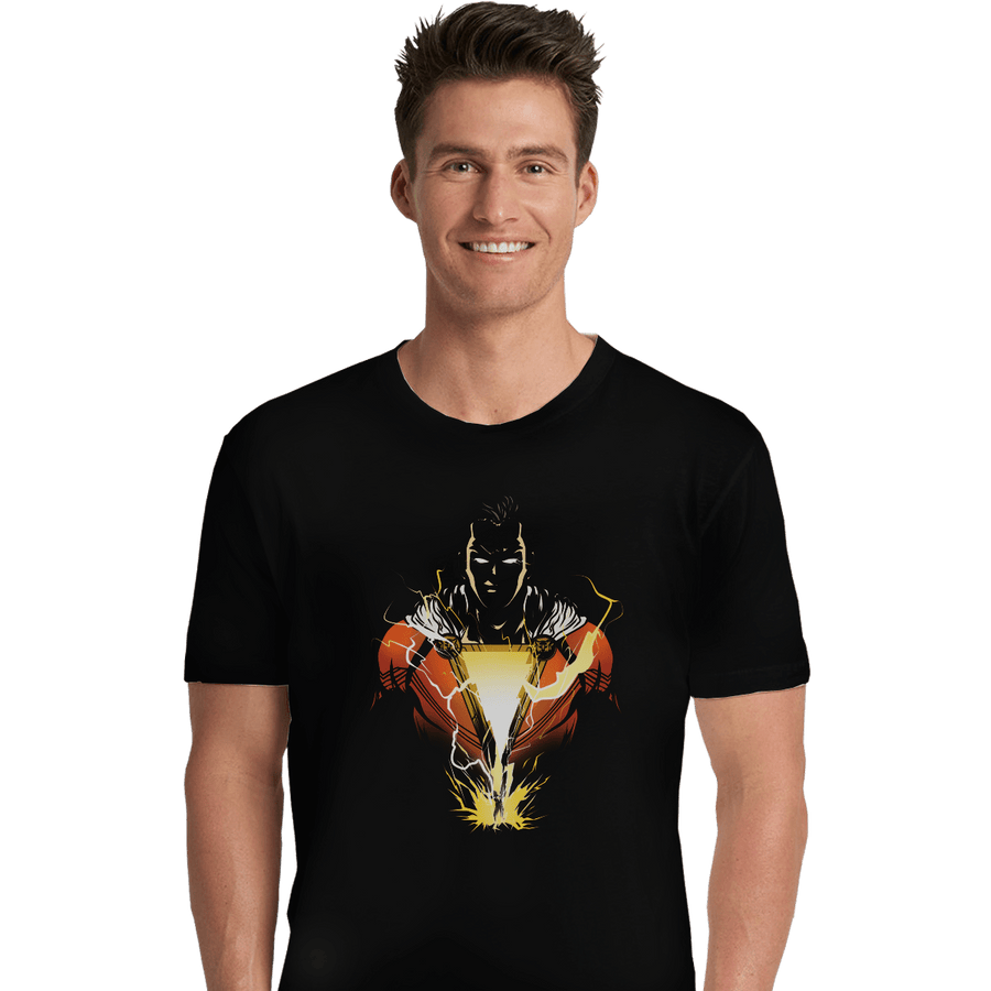 Shirts Premium Shirts, Unisex / Small / Black S H A Z A M