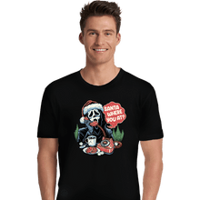 Load image into Gallery viewer, Secret_Shirts Premium Shirts, Unisex / Small / Black Ghostface Santa
